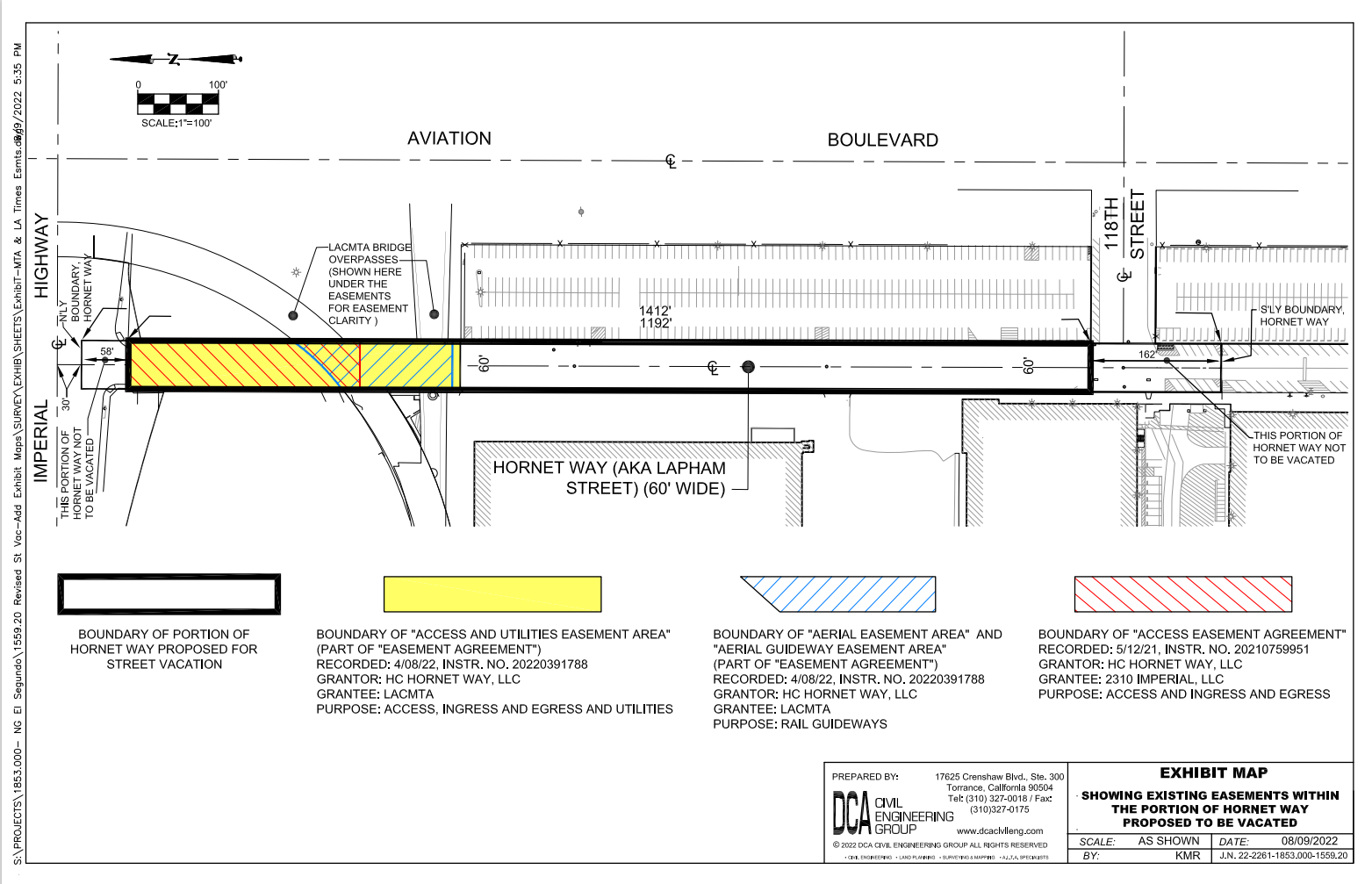 Hornet Way Map