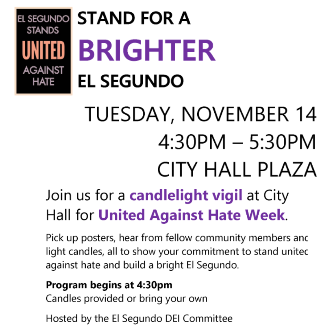 United Against Hate Candlelight Vigil 11/14