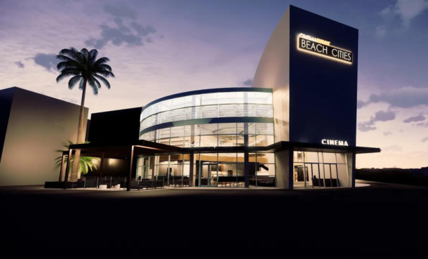 Rendering of new CinemaWest movie theater in El Segundo