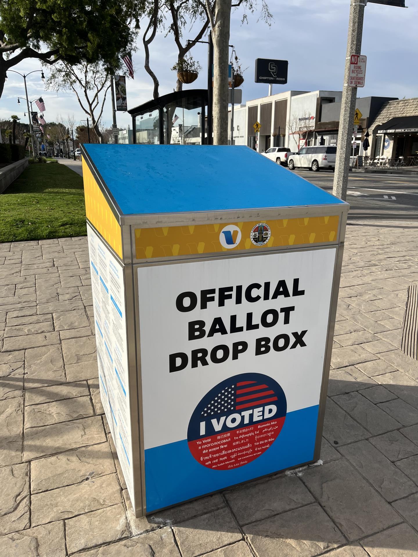 Ballot Box Main Street an Holly Ave