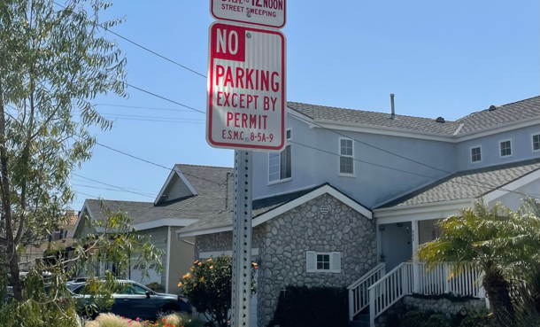 Residential street with 