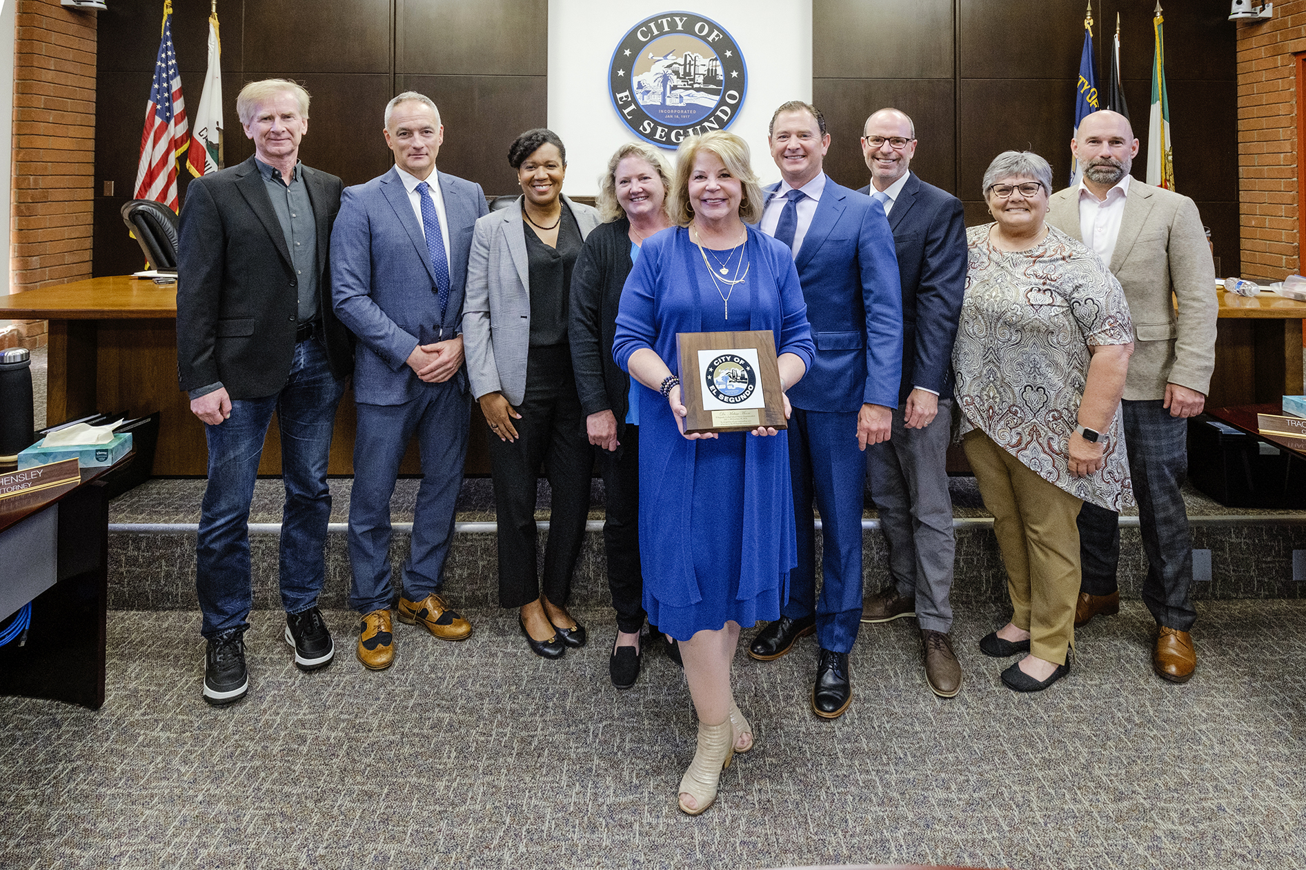 ESUSD Superintendent Dr. Melissa Moore with City Council