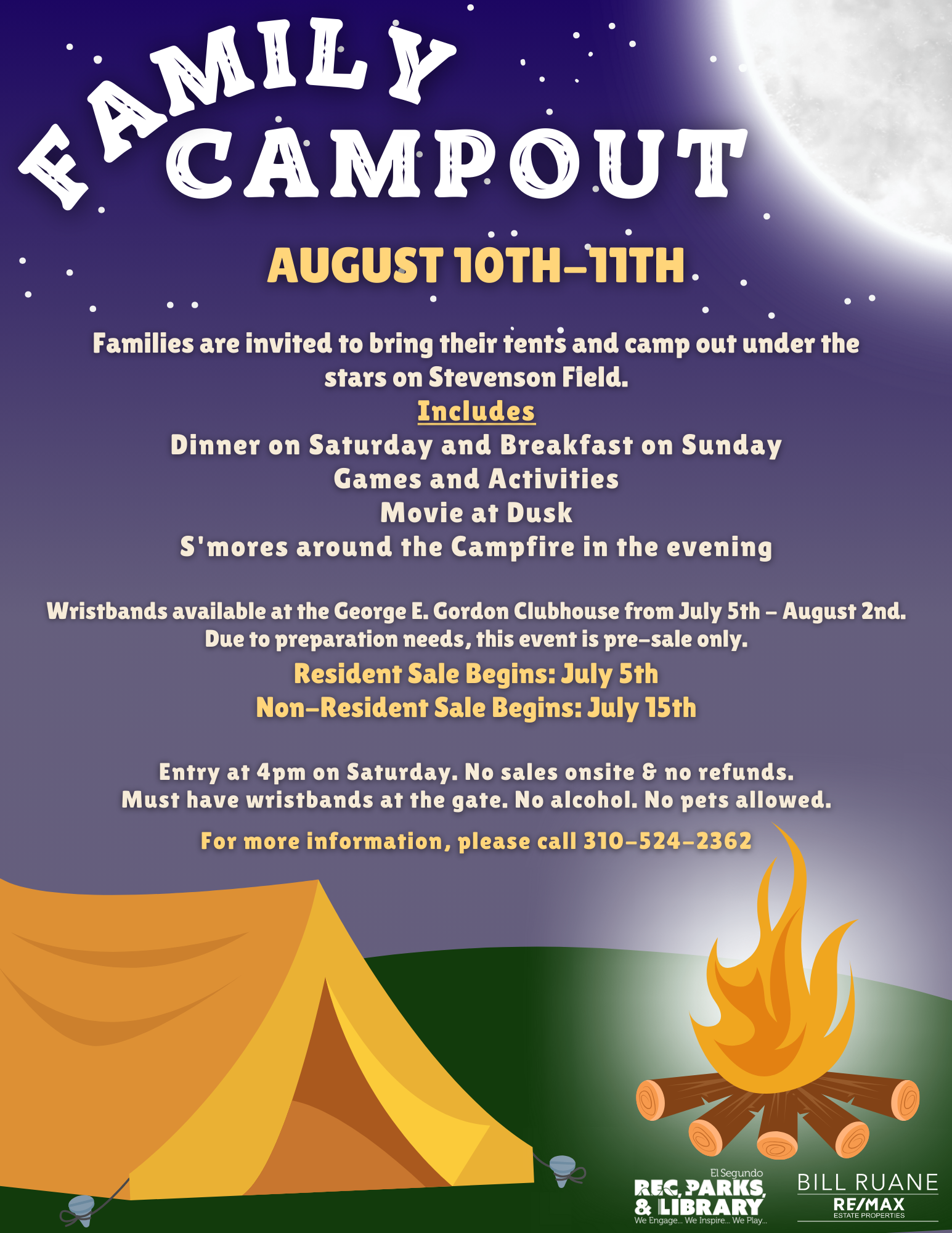 Family Campout 2024 Flyer